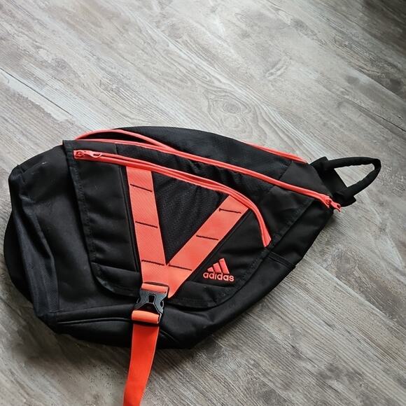 Adidas Rydell Load Spring Pink Black Ergo Sling One Shoulder Crossbody Backpack - Picture 6 of 16